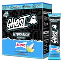 GHOST Hydration Packets, Sonic Ocean Water, 24 Sticks, Electrolyte Powder - 마그네슘, 칼륨, 칼슘, 비타민 C와 음료 혼합 보충 - 콩, 콩, 설탕 및 글루텐의 무료