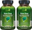 Irwin Naturals Vision Sharp Multi-Nutrient Eye Health - 42 액체 소프트 젤, 2 팩 - Lutein, Bilberry & Omega-3s - 42 총 서빙