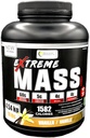 극단적인 대량 무게 게인 근육 빌더, 10 lb (4.54 kg) 높은 칼로리 Fortified whey 단백질 (Vanilla)로 만든 덜 설탕