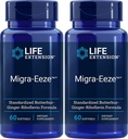 수명 연장 Migra-EezeTM 표준 Butterbur-Ginger-Riboflavin 공식, 60 개 (팩 2)
