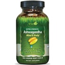 Irwin Naturals Extra Strength Ashwagandha Mind & Body Adaptogenic Herbs는 Cordyceps, Turmeric, BioPerine & More - 60 액체 Softgels와 스트레스 응답, 무드, 정신 및 물리적 성능 지원