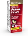 GoodSense 아이들의 고통 Reliever 액체, 거품 껌 풍미, Acetaminophen 160 mg/5 mL의 아이 나이 2-11, 4 Oz를 위한 효과적인 고통 안전/Fever 흡진기