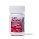 주요 Ferosul - 성분 철의 65mg을 가진 철 황산염 325mg 정제 - 여자를 위한 철 보충교재, 남자 - 빨강 - 100개의 정제 - 1의 팩