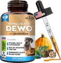 Dogs & Cats에 대한 자연적 인 방어 – Wormwood, Black Walnut & Probiotic과 초본 정화 – 건강한 Gut & Flora Balance를 촉진 – 고급 광대 스펙트럼 공식 – 미국에서 만든