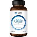 비타민 C, Timed Release High-Potency Vitamin B6, B12, Niacin, Folate & Biotin for Stress, Energy, Metabolism & Immune Support, Non-GMO, 120 Caplets