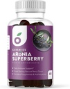 Aronia SuperBerry Gummies, Daily Immune Support, Antioxidants의 풍부한, Elderberry, Great Tasting Natural Berry 풍미, 60 카운트 (30 일 공급) (슈퍼베리)