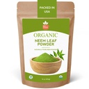 SPICY ORGANIC Neem 파우더 - 16 oz. - 공인 USDA 유기 - 비 GMO - 신선한 건조 Neem 건강한 머리와 피부를위한 분말을 남겨 - Azadirachta Indica Ayurvedic 허브 전체 웰빙