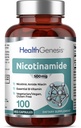 B-3 Nicotinamide 500 mg 100 Vcaps - Nicotinic Amide Niacin 자연적인 홍조 자유로운 비타민 공식 - 지원 피부 세포 건강