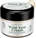 호르몬 균형을위한 야생 Yam 크림 : 핫 플래시 나이트 땀을위한 천연 공식 - 에스트로겐 Progesterone Free 2 OZ