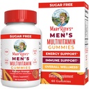 MaryRuth Organics Men's Multivitamin Gummies | 면역 지원을위한 Vegan 비타민 | 비 GMO 및 글루텐 무료 | 0g Sugar Per 서빙 | 60 개