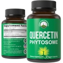 Peak Performance Ultra Pure Quercetin Phytosome Vegan 캡슐 - 최대 흡수를 위한 부유한 Sophora Japonica 추출물 지금. Quercetin 250mg 보충교재 캡슐. 미국에서 만든