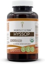 Tribe Hyssop USDA 유기 캡슐의 비밀 | 인증 유기농 채식 캡슐, 초본 다이어트 보충 | Hyssopus officinalis 말린 허브 (120 조사)