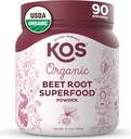 KOS Organic Beet Root Powder - 90 서빙 (2pk 번들)