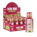 REDCON1 Total War Pre Workout Energy Shot - 300mg Caffeine Shot with B Vitamins & 0 Sugar - 초점 지원을위한 장기간 에너지 샷 - 운동 또는 Workday - 수박 침략 (12 개)