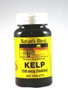 자연의 혼합 Kelp 150 mcg (이오딘) 200 정제