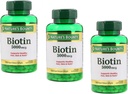 성격 Bounty Biotin 5000mcg 150 급속한 방출 Softgels (3의 볼트 팩)