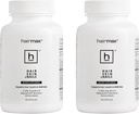 모발, 피부 및 손톱 다이어트 보충 - 탈모 및 여성과 남성을위한 헤어 레로 처리. 2500mcg Biotin, DHT Blocker, MSM 및 산화 방지제, 2 병 팩 포함