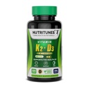 비타민 D3 K2-5000 IU D3 & 100 mcg K2 MK-7 – 지원 뼈, 심장 & 면역 건강 – K2 D3 비타민 보충교재 – 120 Softgels, 4 달 공급