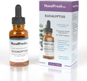 NASALFRESH MD - Eucalyptus Essential Oil - Nasal Irrigation - 혼잡 완화 - Nasal Wash 첨가제 - 고급 정유 - 클렌징 & Nasal Passages - 1oz