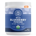 Vimergy Wild Blueberry Powder - 뇌 건강 보호 * - 지원 심혈관 기능 * - 유기, Vegan & 글루텐 - 무료 - 일반 크기 250g
