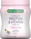 Nature 's Bounty Optimal Solutions 단백질 분말 비타민 C