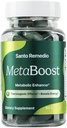 Santo Remedio MetaBoost, Dietary Supplement, Metabolic Enhancer, Thermogenic 효과 제공, Calorie Burn, Green Tea (Thermogenic), Chromium 및 칼슘, 60 정제, 채식