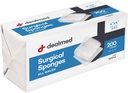 Dealmed 4" x 4" 외과 갯솜, 12 가닥, 흡수성 길쌈된 가우즈 패드, 응급 처치 장비와 의료 시설, 200 조사를 위한 비 메마른 부상 배려 (팩 1)