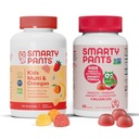 SmartyPants Kids Multivitamin Gummies 및 Probiotic Immunity 번들 : 오메가 3 생선 기름 (EPA / DHA), 비타민 D3, C, 비타민 B12, B6, 소화 및 면역 지원 보충 (30 일 공급)