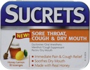 Sucrets Sore Throat & Cough Lozenges | 허니 레몬 | 18 개 | 팩 2