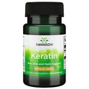 Swanson Keratin (Tibetan Wool에서) - 건강한 관절, 머리, 피부 및 손톱을 촉진하는 천연 보충 - Nourish Healthy Connective Tissues - (60 캡슐, 50mg 각각)