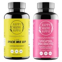 여성을위한 행복한 건강한 Hippie 질 Probiotics & Pick Me Up Natural Energy Pills