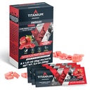 TITANIUM Energy Chews for running, 사이클링 - 공장 기반 자연 지구력 에너지 Gummies to Re Fuel - 에너지 보조 식품 - Preworkout Snack Bloks - 에너지 젤보다 더 빠른 - Caffeine - 8 카운트