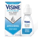 Visine 건조한 눈 기복 모든 일 안락 Lubricant 눈은 10 까지 시간, 폴리에틸렌 글리콜을 가진 건조한 눈 강하, 0.5 fl. oz를 위해 하락합니다