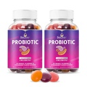 BeLive Probiotic Gummies - 소화 건강, 남성, 여성 및 아이 Probiotic 보충 교재, 설탕 무료 & Vegan - 블루 베리, 딸기 및 오렌지 | 2 팩
