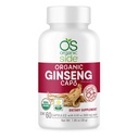 | Ginseng 60 캡슐 | Adaptogen for stress Relief, Energy Boost, Immune Support | 인증된 USDA 유기, 비 GMO, 자연적인 웰빙을 위한 채식 보충교재