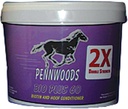 PENNWOODS EQUINE 제품 120743 2X 생물 플러스 60 두 배 힘 말 보충교재, 4개 lb