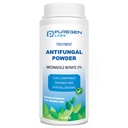 2% Miconazole Nitrate를 가진 Puregen 실험실 항진균성 분말은 Athlete의 발, Jock Itch 및 Ringworm, Talc를 포함하여 일반적인 곰팡이 감염을 위해, 3개 oz (85g) 해방합니다