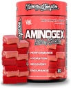 VMI 스포츠 Aminogex Ultra | BCAA 분말 | 아미노산 + 베타인 및 글루타민 | 아미노산 포스트 운동 회복 음료 | 전해질 음료수 | Intra 운동 음료 | (빨간 과일 캔디)