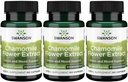 Swanson Chamomile 꽃 추출물 500 밀리그램은 캡슐 60 캡슐 3 팩 당 1.2% Apigenin 6 mg에 표준화했습니다