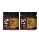 모든 사람 잭 Beard 버터 - 거북 샌들 우드 향수 - Hydrates and Styles Dry, Unruly Beards while Relieving Itch - 자연적으로 Shea Butter와 코코넛 오일 - 4-ounce (2 팩)