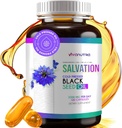블랙 씨 오일 캡슐 - 냉간 압착 니트릴라 Sativa (Turkish) Thymoquinone, 블랙 Cumin Nigella Sativa 씨앗 오일, 100 % 액체 순수 Blackseed 오일 120 카운트, 500mg 캡슐 당, 미국에서 만든
