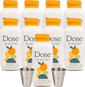 당신의 생계 지원 보충교재 탄을 위한 DOSE| 비 GMO, 비건, 글루텐, 고저 파브 | 16oz (9 병) & 2oz 탄 유리 (2 유리)