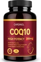 PQQ & Omega 3, 최대 흡수 Coenzyme Q10, 심장 & 에너지 건강을 위한 강력한 산화 방지제, 120 조사, 4 달 공급, 비 GMO를 가진 CoQ10 200mg Softgels