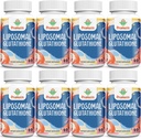 2400MG Liposomal Glutathione, 비타민 C와 더불어, 우유 이틀 & 알파 Lipoic 산, 주된 산화 방지제, 순수한 감소된 L 글루타티온 - 면역 체계, 세포 수선, 에너지, 높은 흡수, 480 Softgels