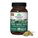ORGANIC INDIA Tulsi Holy Basil 캡슐 - Holy Basil Extract - Holy Basil Leaf Supplement, Herbal Supplement, Immune Support, Stress Relief, Vegan, Gluten-Free, Kosher, Organic, Non-GMO - 90 캡슐