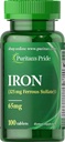 Puritans Pride 철철 황산염 65 Mg 정제, 100 조사