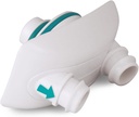 Navage Nasal Dock-Nose 베개 콤보: 백색 Nasal 선창 및 표준 노스 베개