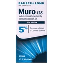 Muro 128 해결책, 옥수수 Edema의 임시 기복, 눈 배려, 염화 나트륨 Hypertonicity 안과 해결책 5%, 0.5 Fl. Oz