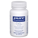 Pure Encapsulations CoQ10 30 mg | 에너지, 산화제, 뇌 및 세포 건강, Cognition 및 심혈관 지원을위한 Coenzyme Q10 보충교재 * 120 캡슐
