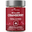 여성을위한 9-in-1 Killer Cranberry 알약 - 임상적으로 장식 된 성분과 UTI 방어 혼합 - 9 추출물 Urinary Tract Supplement - Pine Bark, Propolis, 비타민 D 및 더 - 60 빠른 행동 캡슐